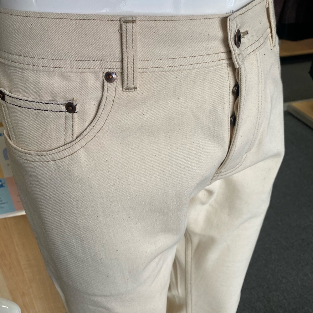 Jeans Natural 1776 Selvedge id 13oz cone mill - Picture 2 of 7